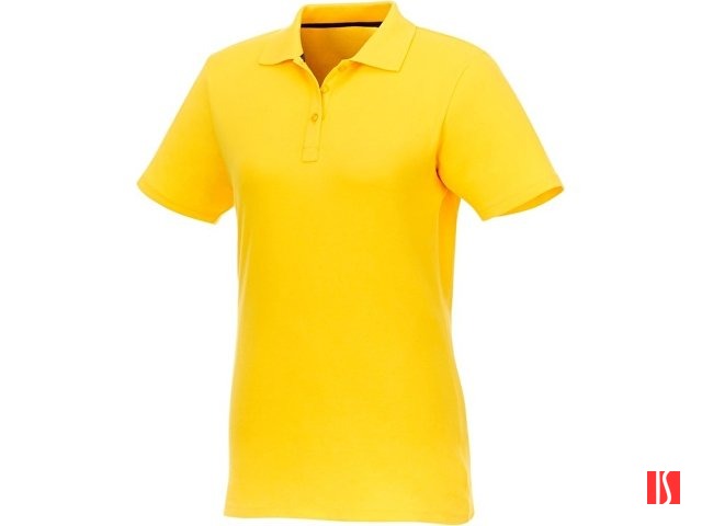 Женское поло Helios с коротким рукавом, желтый