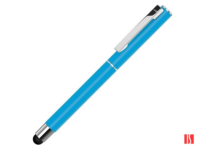 Ручка металлическая стилус-роллер «STRAIGHT SI R TOUCH», голубой