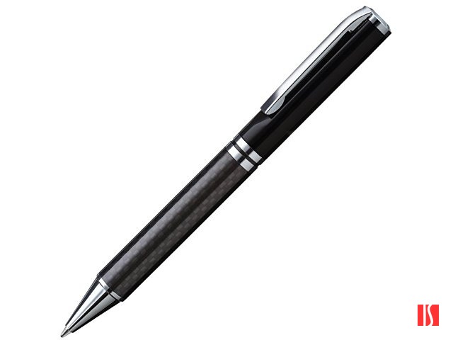 Металлическая шариковая ручка из карбонового волокна "Galileo C", черный