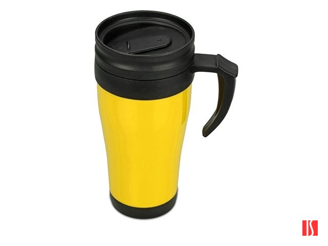 Кружка с термоизоляцией "Silence" 350мл, желтый