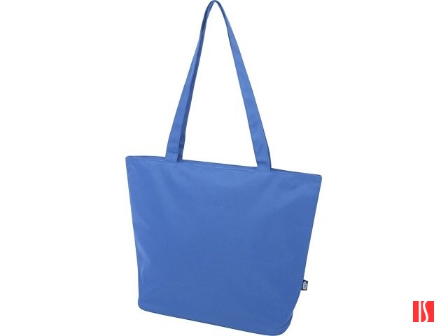 Panama эко-сумка на молнии из переработанных материалов по стандарту GRS объемом 20 л - Ярко-синий