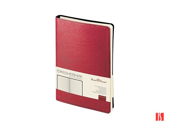 Ежедневник А5 недатированный «Milano», красный