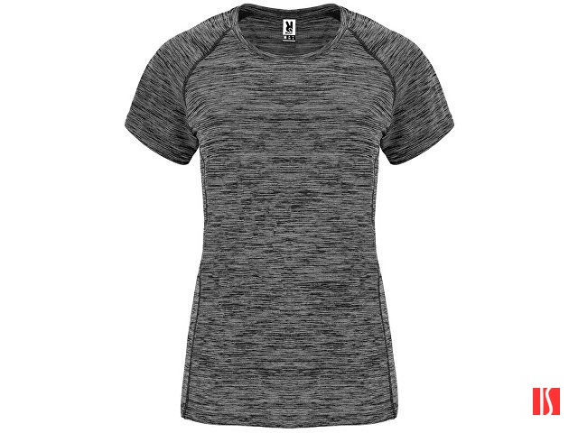 Спортивная футболка женская "Austin", меланжевый черный