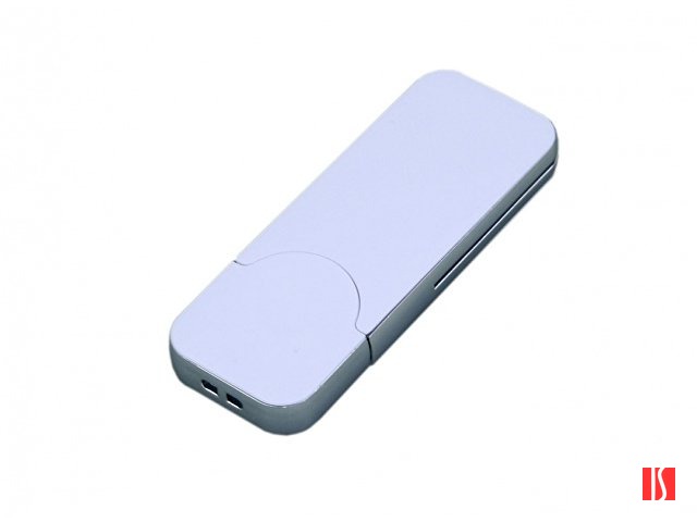 USB-флешка на 32 Гб в стиле I-phone, прямоугольнй формы, белый