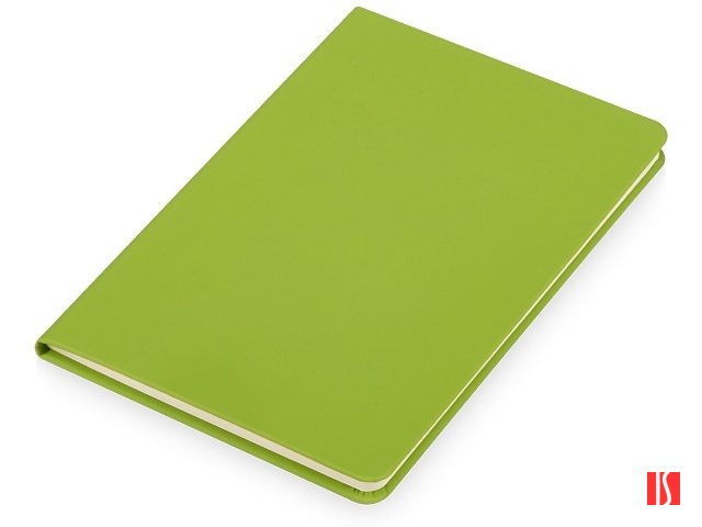 Блокнот "Wispy", твердая обложка A5, 64 листа в линейку, зеленое яблоко