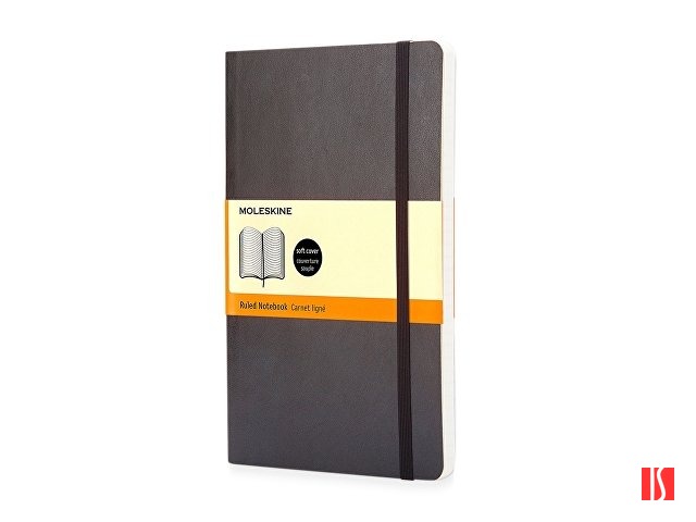 Записная книжка Moleskine Classic Soft (в линейку), Large (13х21см), черный