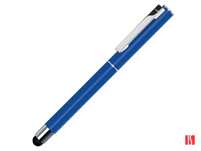 Ручка металлическая стилус-роллер «STRAIGHT SI R TOUCH», средне-синий