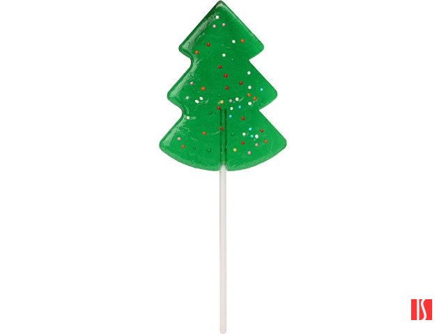 Карамель леденцовая на сахаре Елочка нарядная, 50г, зеленый