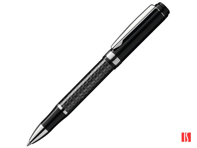 Металлическая шариковая ручка из карбонового волокна "Carbon", черный
