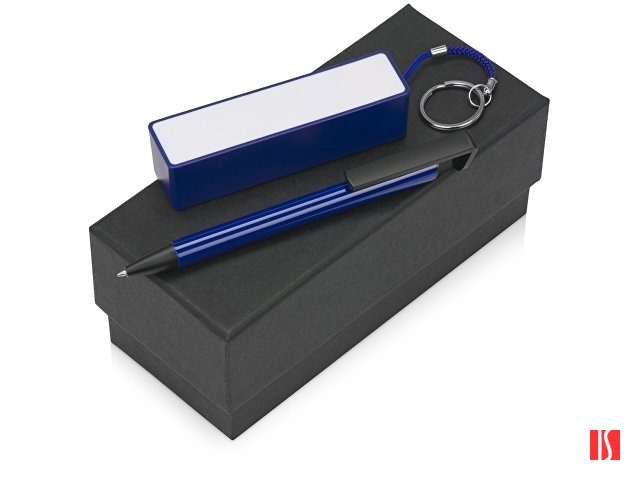 Подарочный набор Kepler с ручкой-подставкой и зарядным устройством, синий