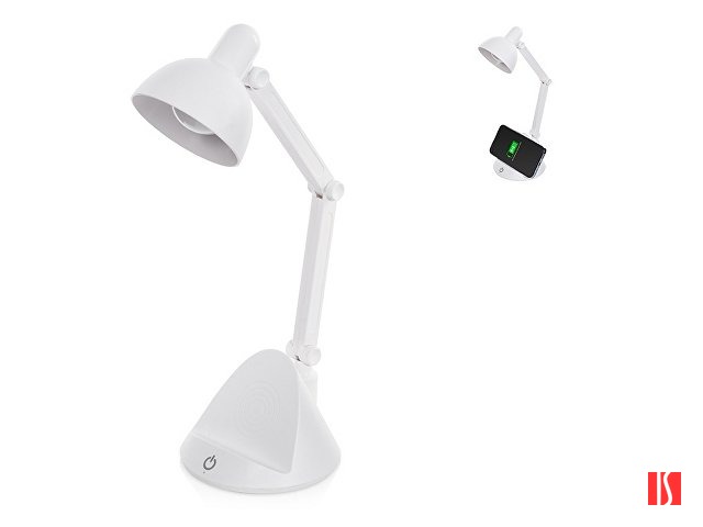 Настольный светильник с функцией беспроводной зарядки "Bendy" (Р)