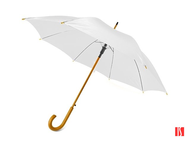 Зонт-трость "Радуга", белый