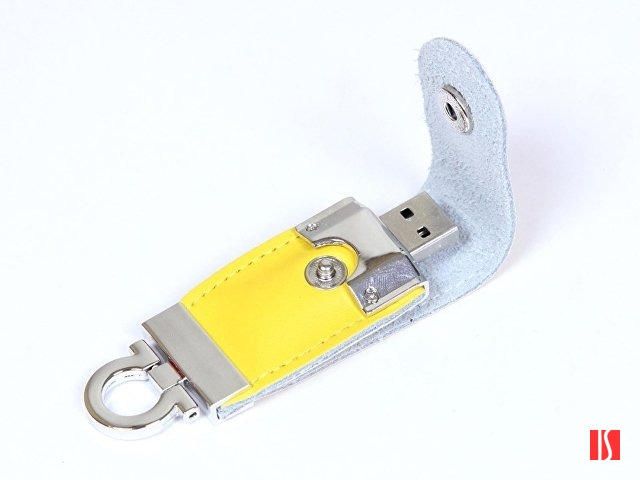 USB-флешка на 64 ГБ в виде брелка, желтый
