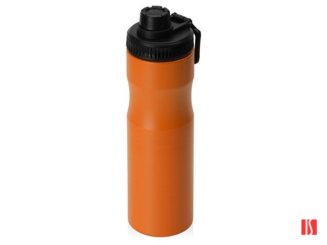 Бутылка для воды «Supply» Waterline, нерж сталь, 850 мл, оранжевый/черный