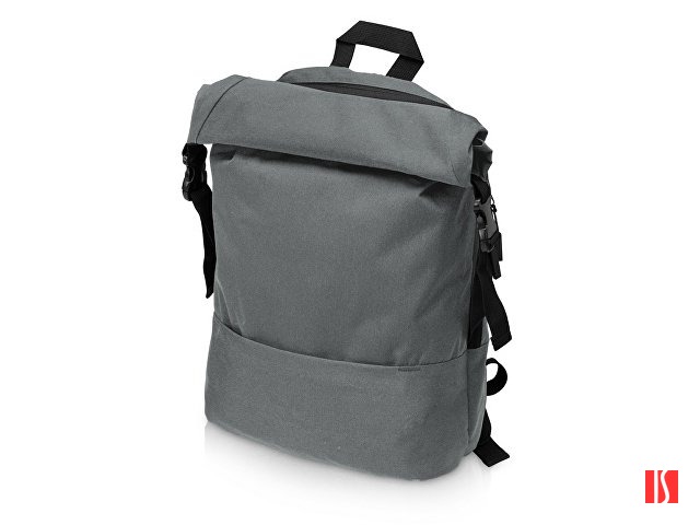 Рюкзак Shed водостойкий с двумя отделениями для ноутбука 15'', серый