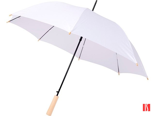 23-дюймовый автоматический зонт Alina из переработанного ПЭТ-пластика, белый