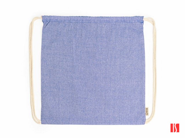 Рюкзак-мешок BRESCIA из переработанного хлопка, королевский синий