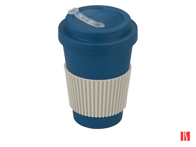 Купить Термокружка "Muffin" из натуральных волокон, бензиновый синий Термокружка "Muffin" из натуральных волокон, бензиновый синий