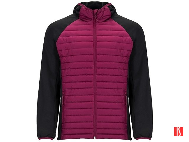 Куртка "Minsk", винный/черный