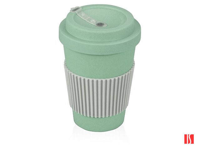 Купить Термокружка "Muffin" из натуральных волокон, оливковый Термокружка "Muffin" из натуральных волокон, оливковый