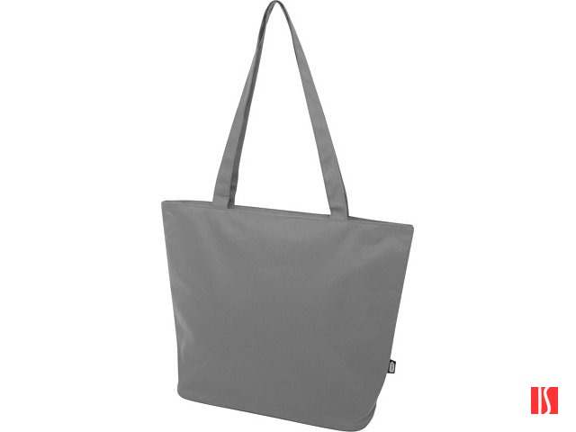 Panama эко-сумка на молнии из переработанных материалов по стандарту GRS объемом 20 л - Серый