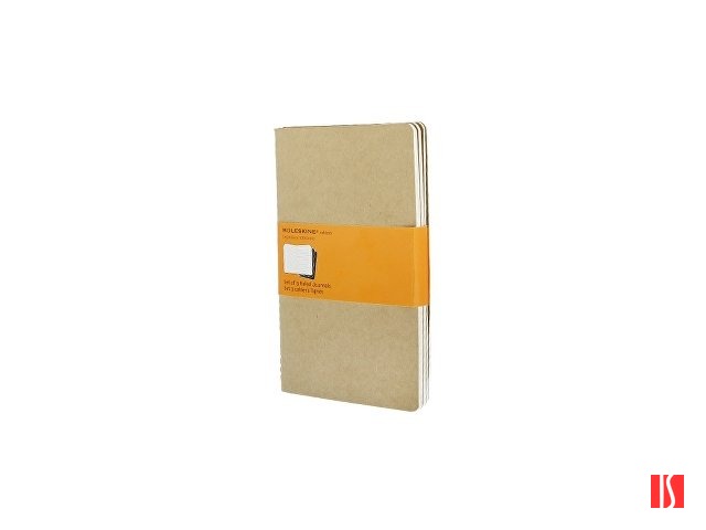 Записная книжка Moleskine Cahier (в линейку, 3 шт.), Large (13х21см), бежевый