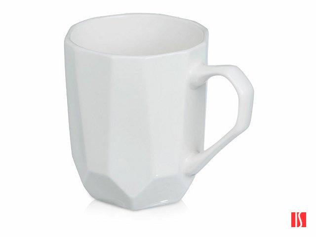 Кружка с гранями Amery, 310мл, белый