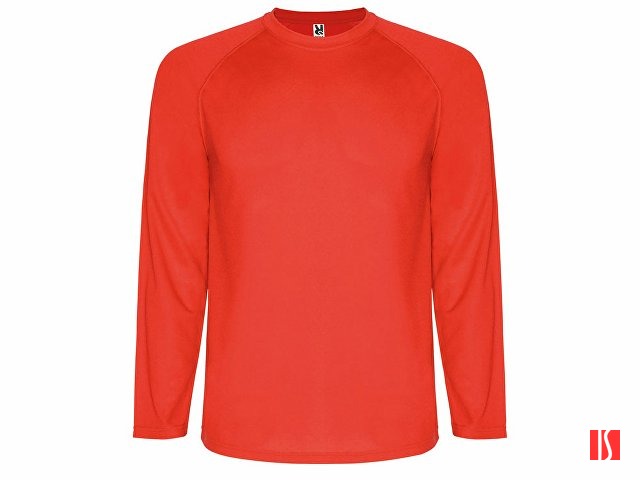 Футболка "Montecarlo " мужская с длинным рукавом, красный