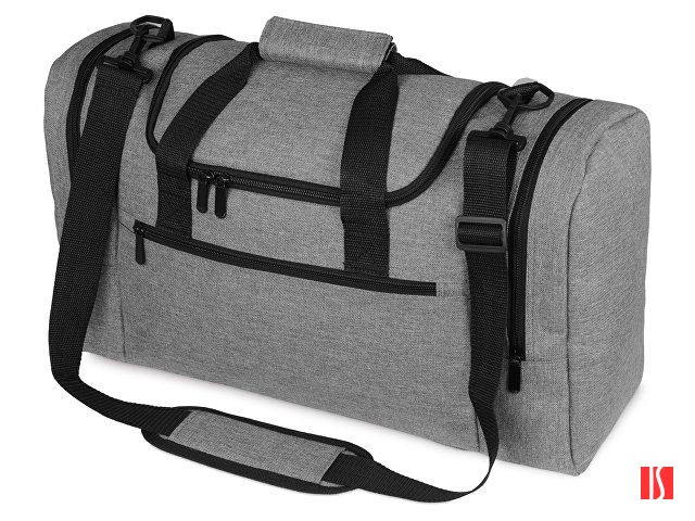 Сумка дорожная Route с двумя боковыми карманами, серый