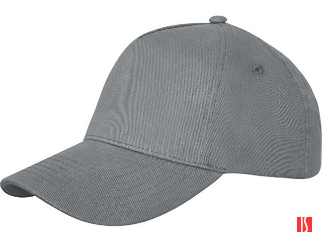 Купить Кепка Doyle, 5 панелей, серый Кепка Doyle, 5 панелей, серый