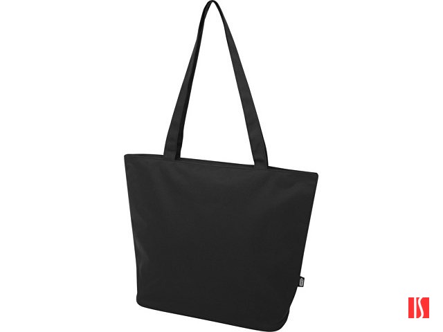 Panama эко-сумка на молнии из переработанных материалов по стандарту GRS объемом 20 л - Черный