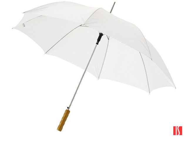 Зонт-трость "Lisa" полуавтомат 23", белый