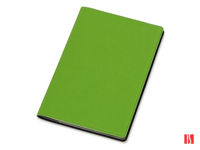 Классическая обложка для паспорта "Favor", зеленое яблоко/серая