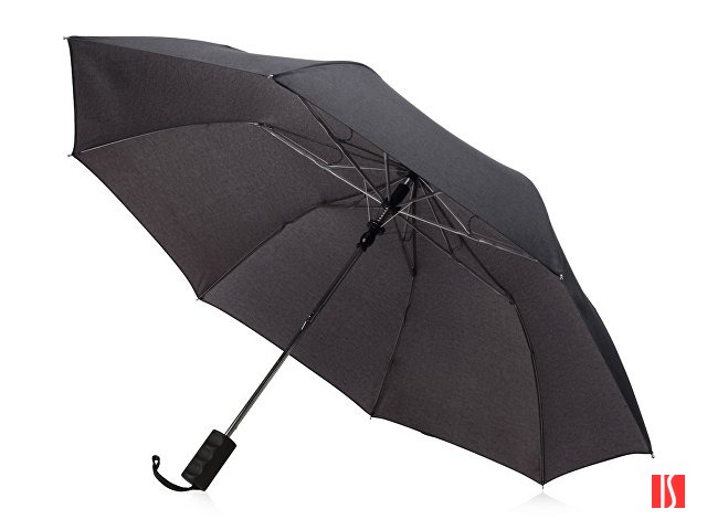 Зонт-полуавтомат Flick, темно-серый