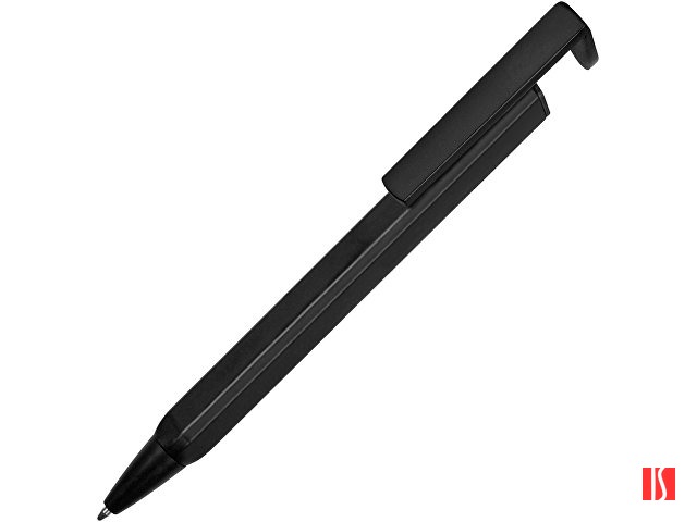 Ручка-подставка металлическая, «Кипер Q», черный