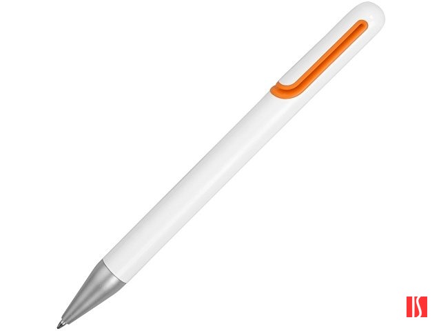 Ручка шариковая "Nassau", белый/оранжевый