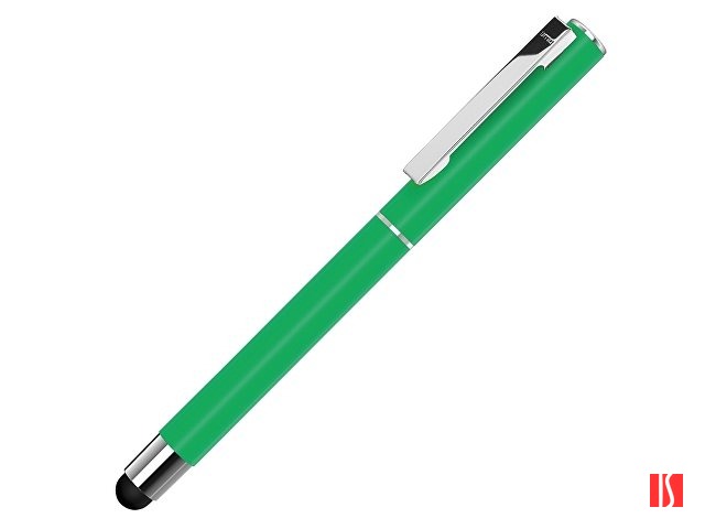 Ручка металлическая стилус-роллер «STRAIGHT SI R TOUCH», зеленый