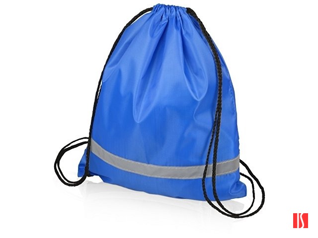 Купить Рюкзак "Россел", синий с черными шнурками Рюкзак "Россел", синий с черными шнурками