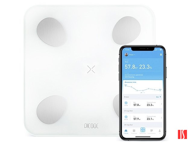 Умные диагностические весы Picooc Mini Lite White (6924917717339), белый