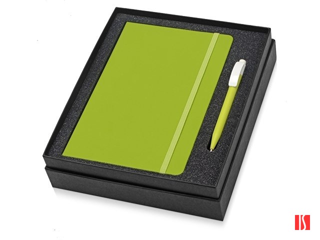 Подарочный набор Uma Vision с ручкой и блокнотом А5, зеленый