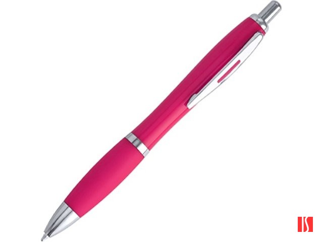 Ручка пластиковая шариковая MERLIN, фуксия