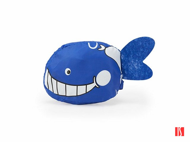 Детский складной рюкзак ELANIO, синий (рыба)