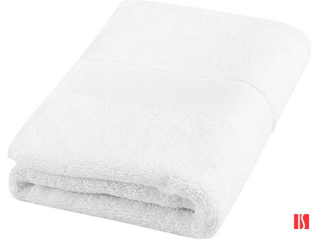 Хлопковое полотенце для ванной Charlotte 50x100 см с плотностью 450 г/м2, белый