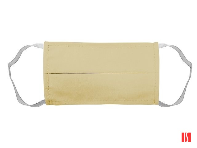 Маска для лица многоразовая из хлопка, бежевый