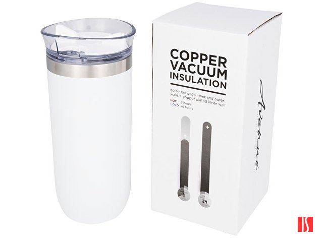 Вакуумная герметичная термокружка «Twist», белый