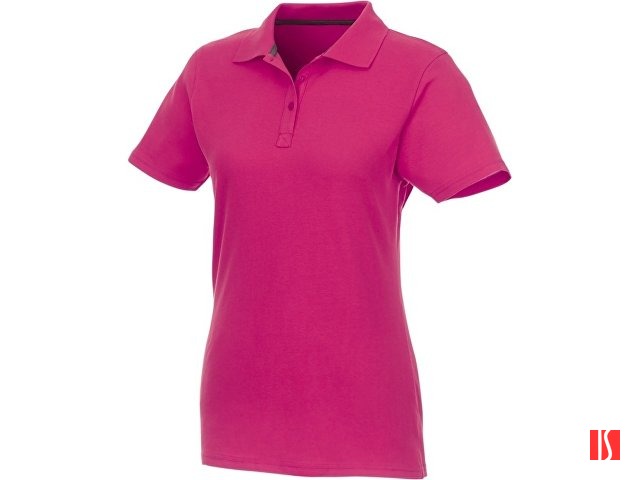 Женское поло Helios с коротким рукавом, фуксия