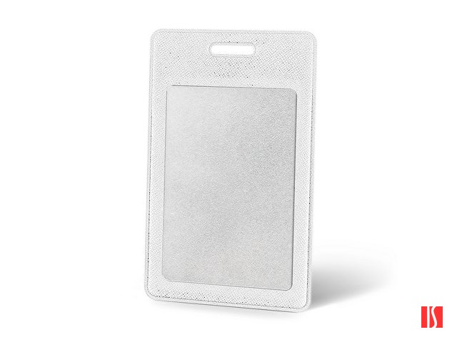 Вертикальный карман из экокожи для карты "Favor", белый