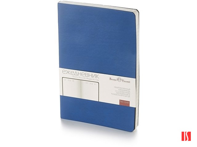 Ежедневник А5 недатированный «Megapolis Flex», синий (Р)