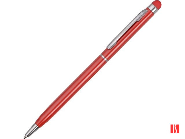 Ручка-стилус металлическая шариковая "Jucy", красный