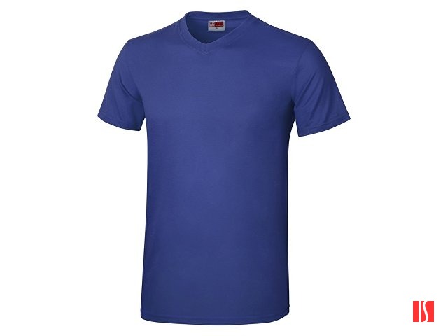 Футболка "Heavy Super Club" мужская с V-образным вырезом, кл. синий